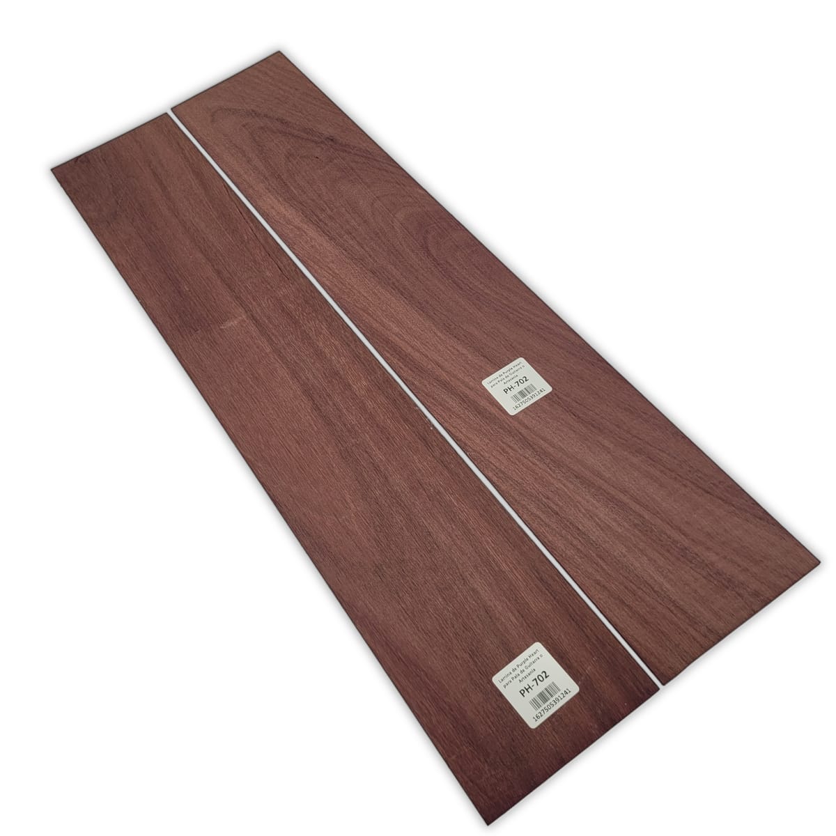 Set de 2 Laminas PH-702 de Purple Heart Economico para Pala de Guitarra y Artesania 0