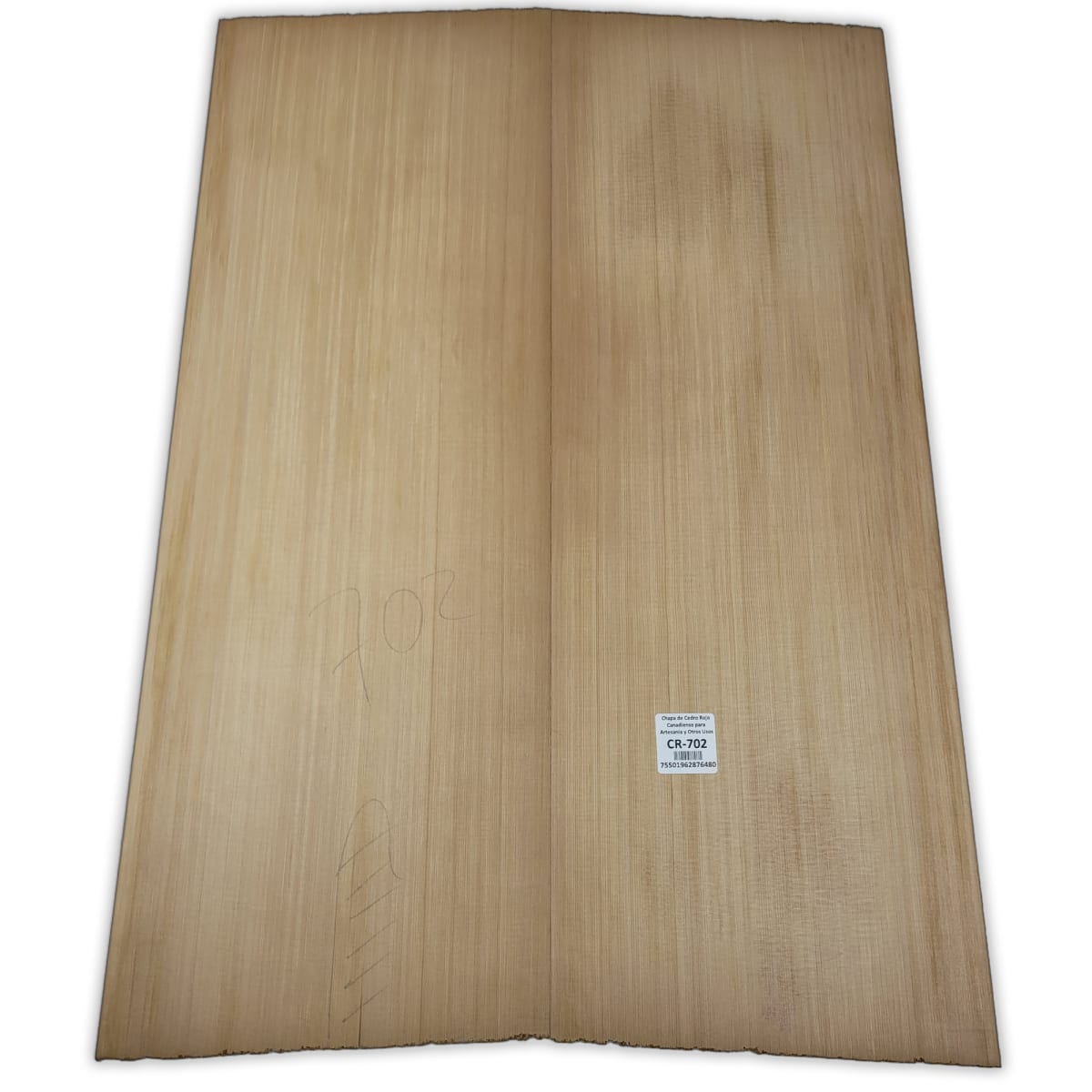 Chapa CR-702 de Cedro Rojo Canadiense para Artesania y Otros Usos9