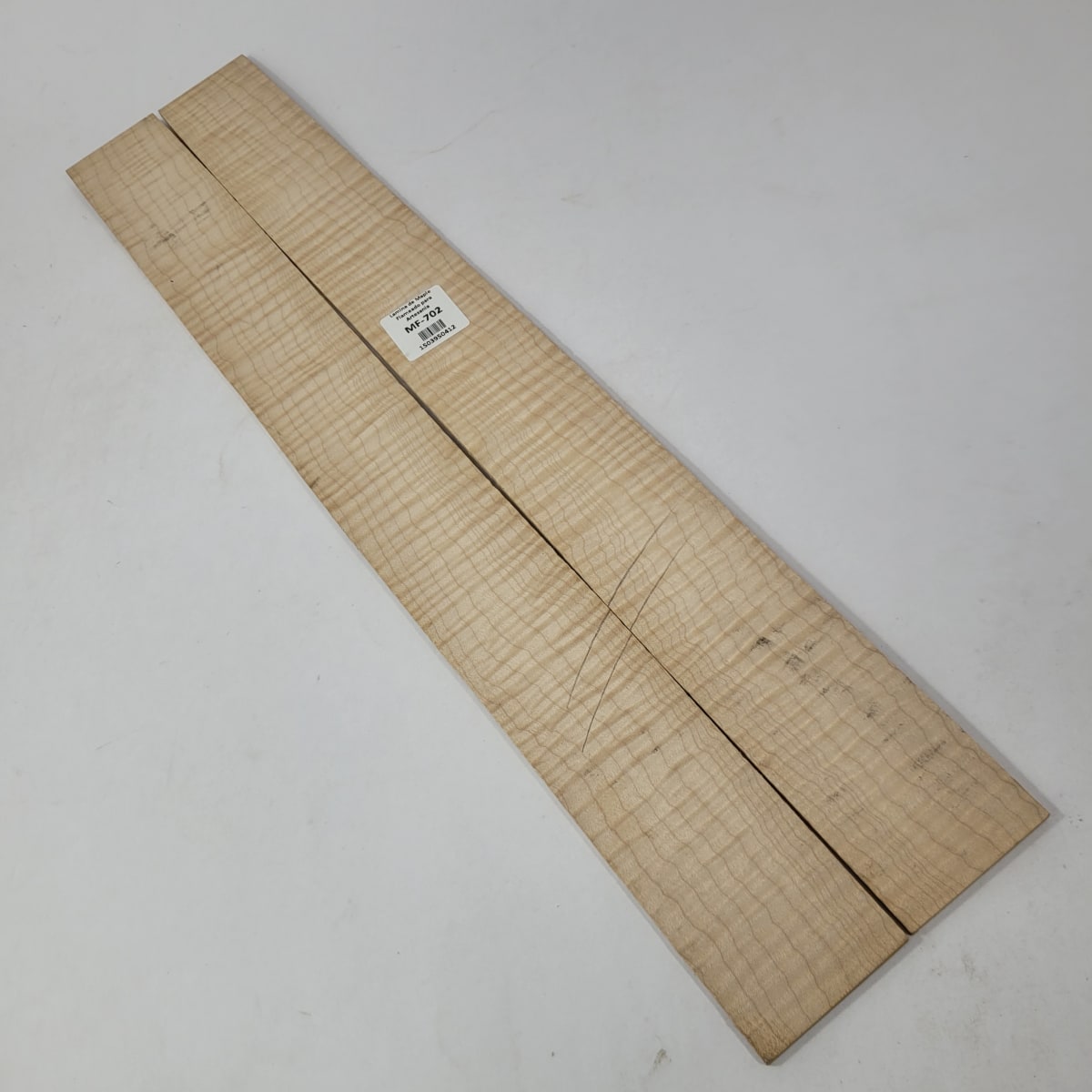 Set de 2 Laminas de Maple Flameado MF-702 para pala de Guitarra o Artesania 0