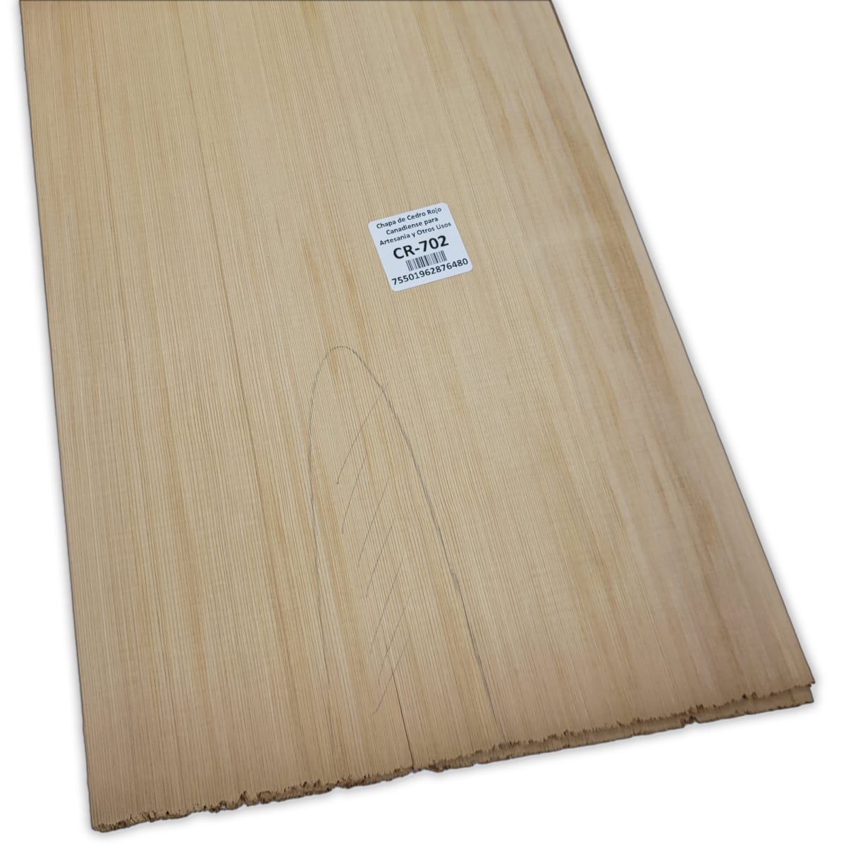 Chapa CR-702 de Cedro Rojo Canadiense para Artesania y Otros Usos8