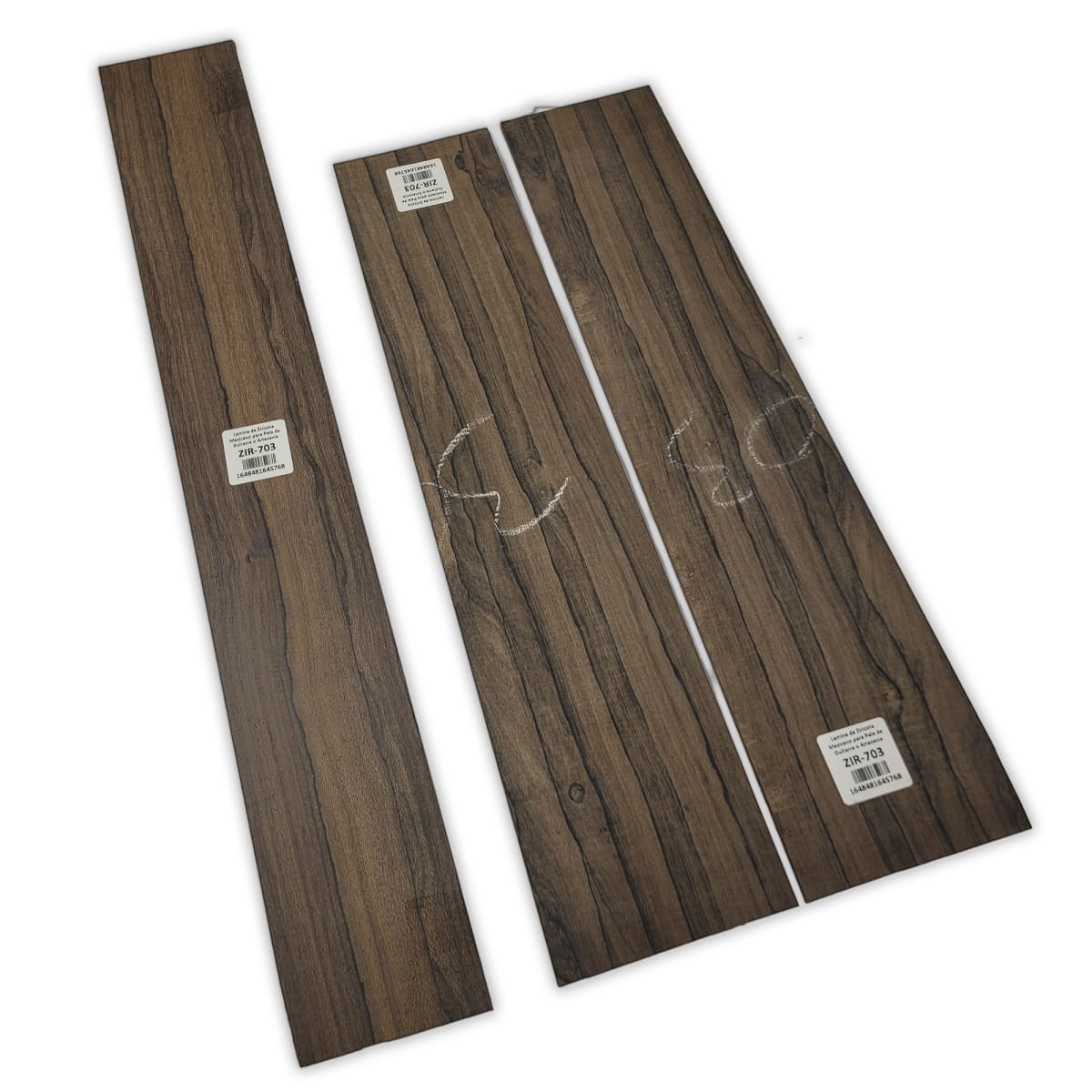 Set de 3 Laminas ZIR-703 de Ziricote Mexicano Especial para Artesania 0