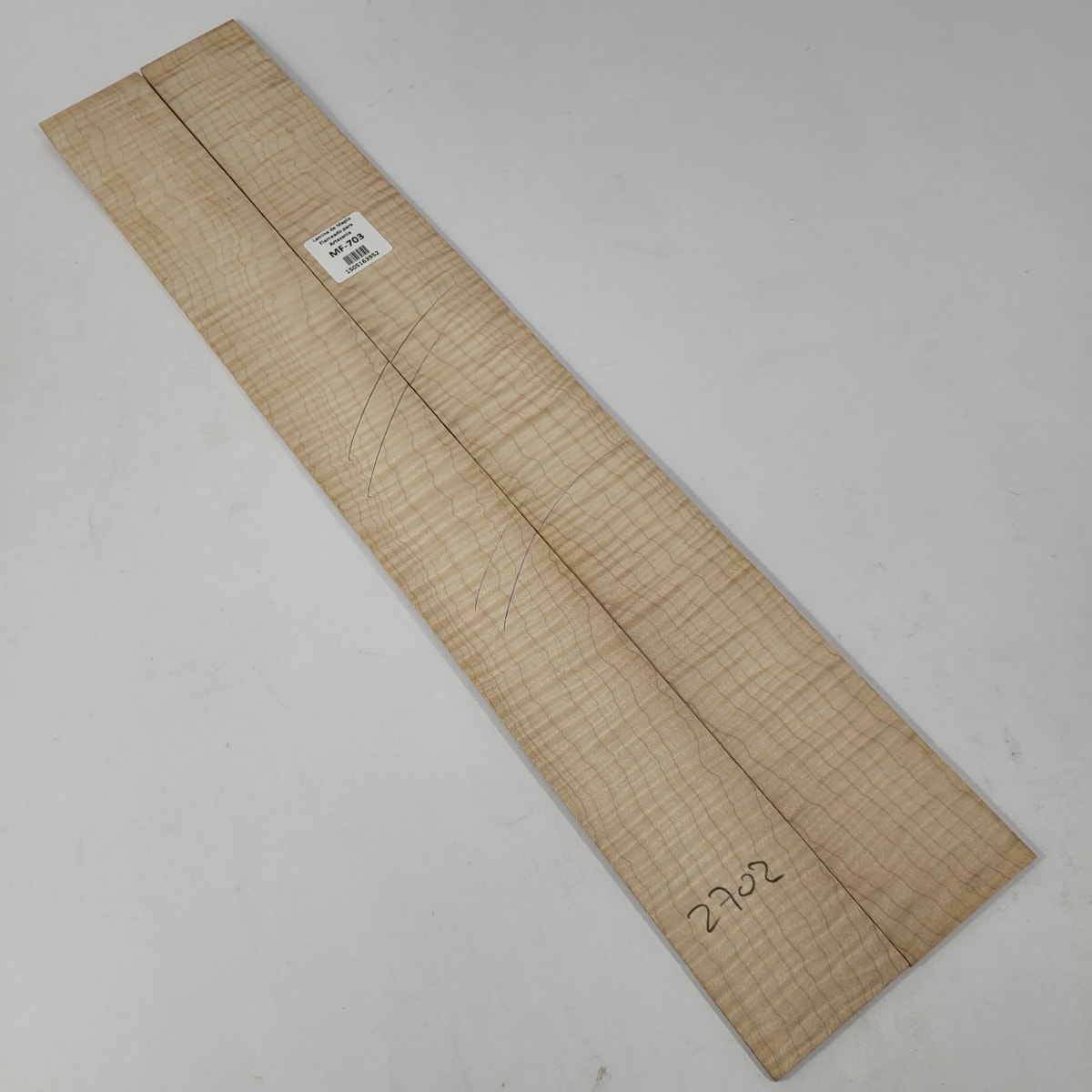 Set de 2 Laminas de Maple Flameado MF-703 para pala de Guitarra o Artesania3
