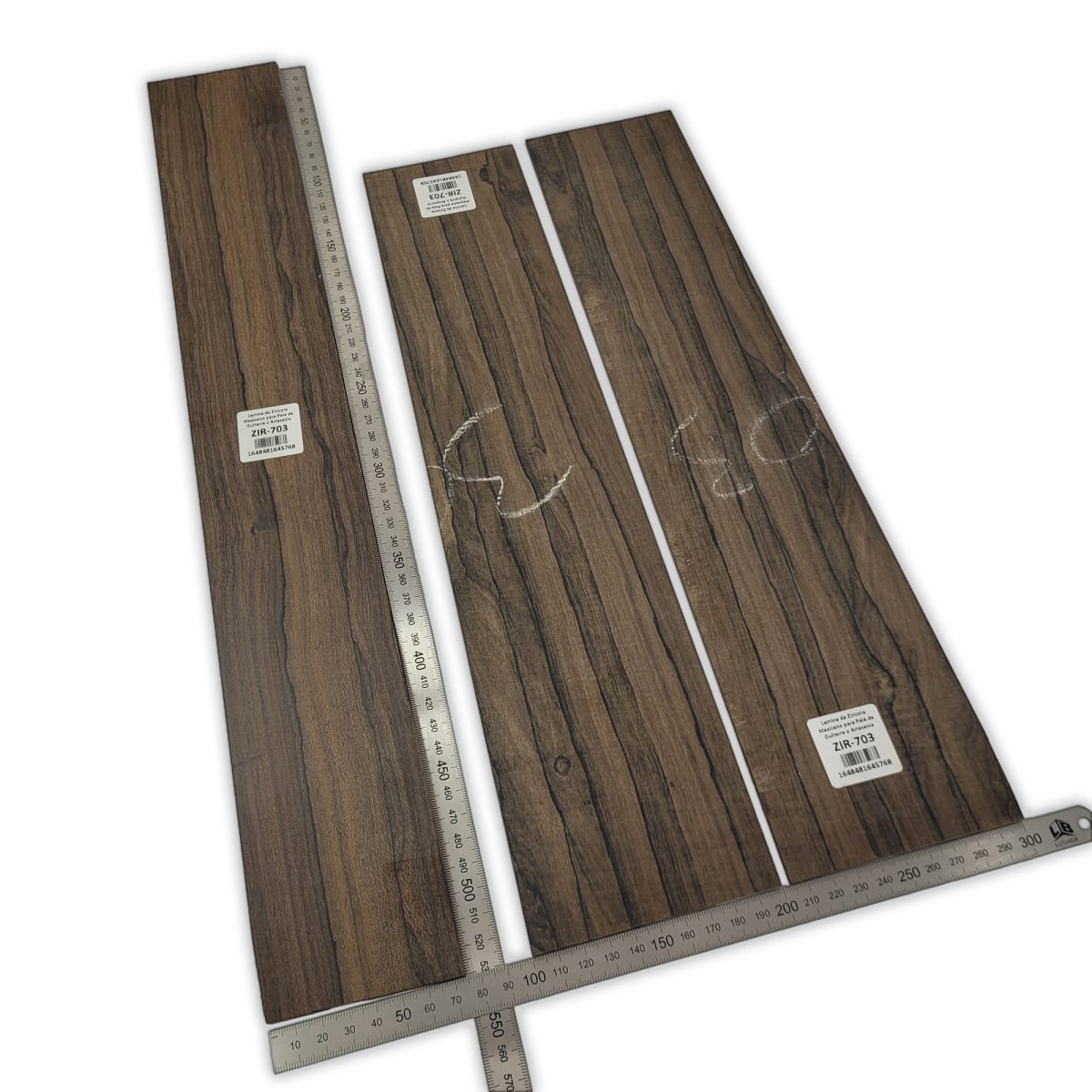 Set de 3 Laminas ZIR-703 de Ziricote Mexicano Especial para Artesania2