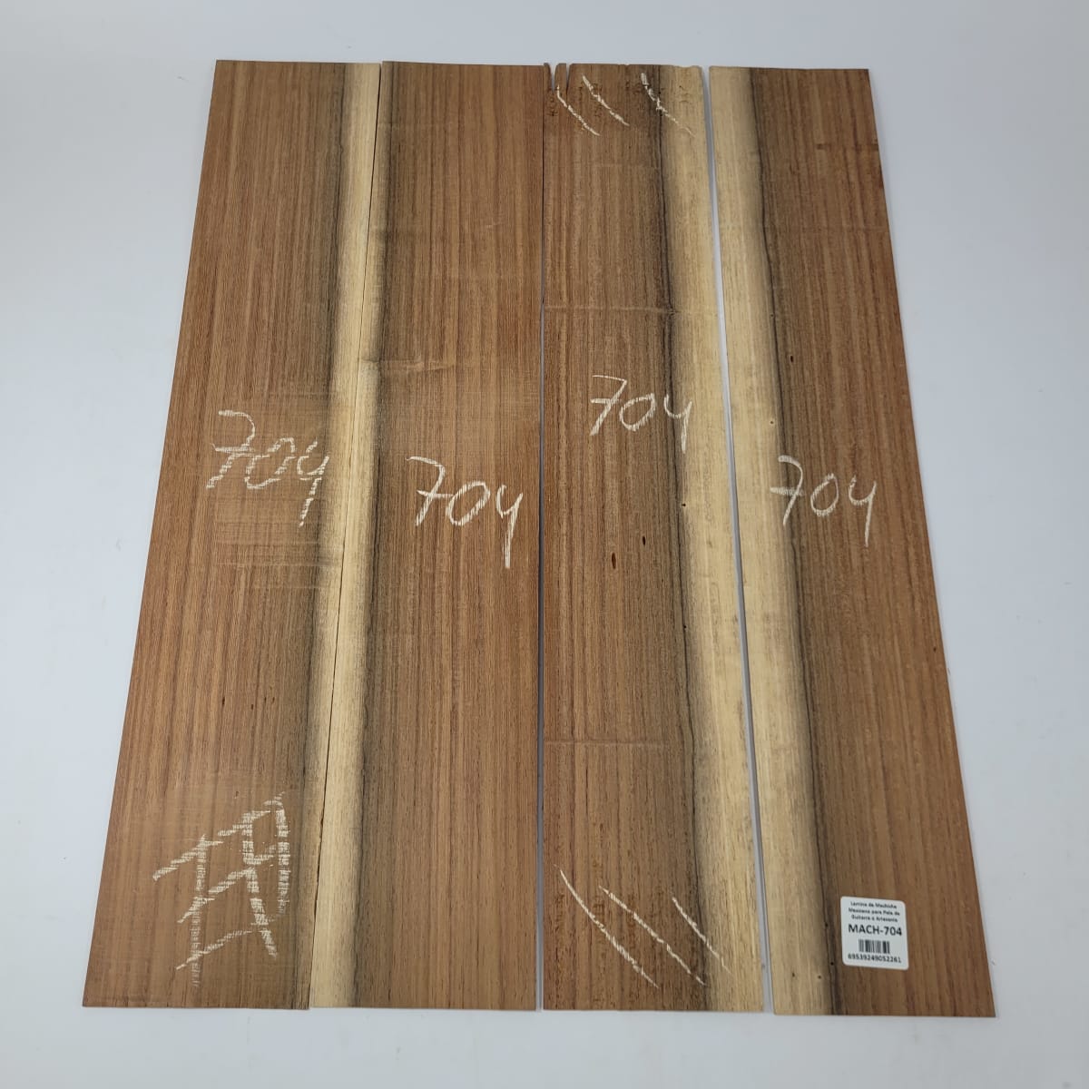 Set de 4 Laminas de Machiche Mexicano MACH-704 para Artesania - Madera con Detalles 0