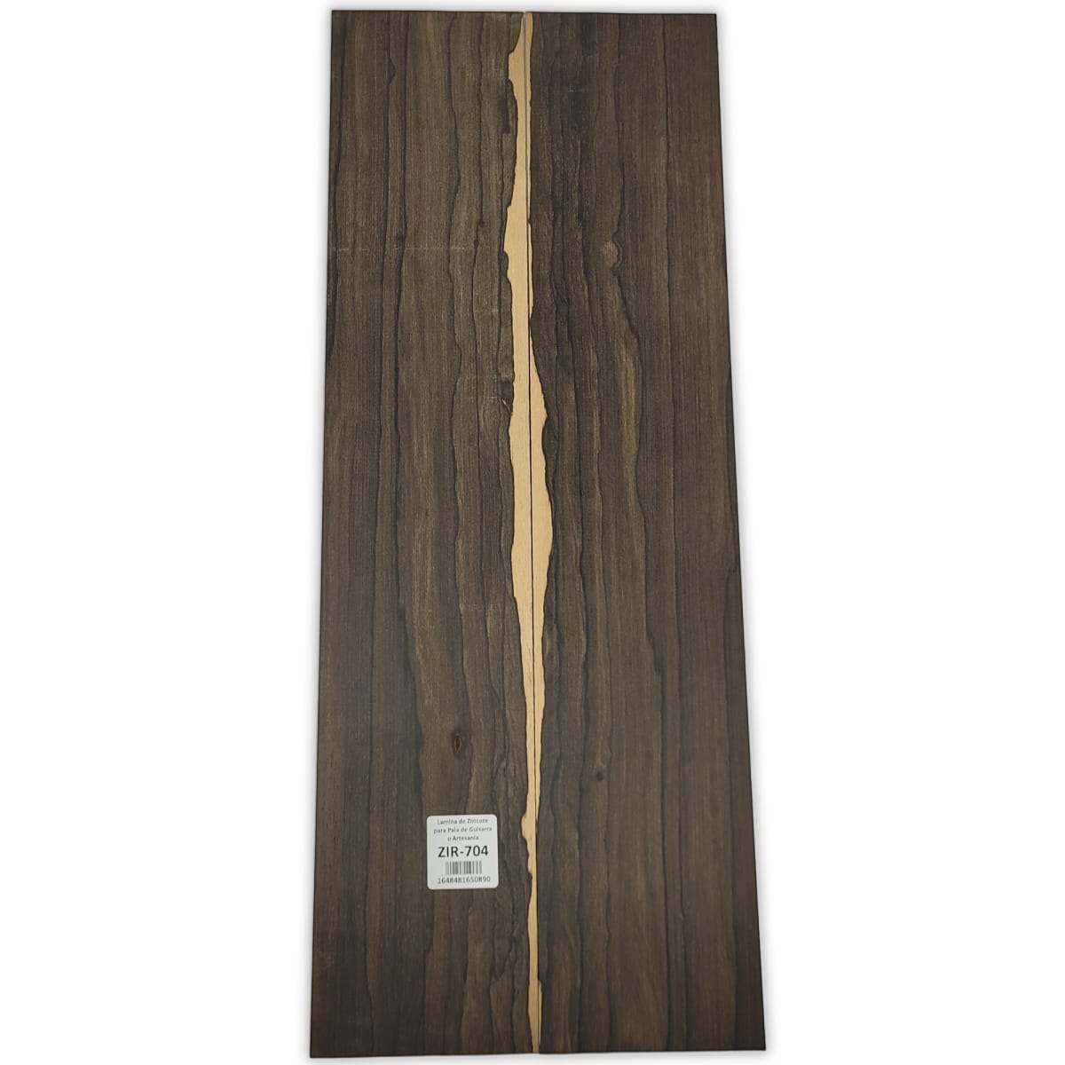 2 Laminas Unica ZIR-704 de Ziricote Mexicano para Pala de Guitarra o Artesania 0