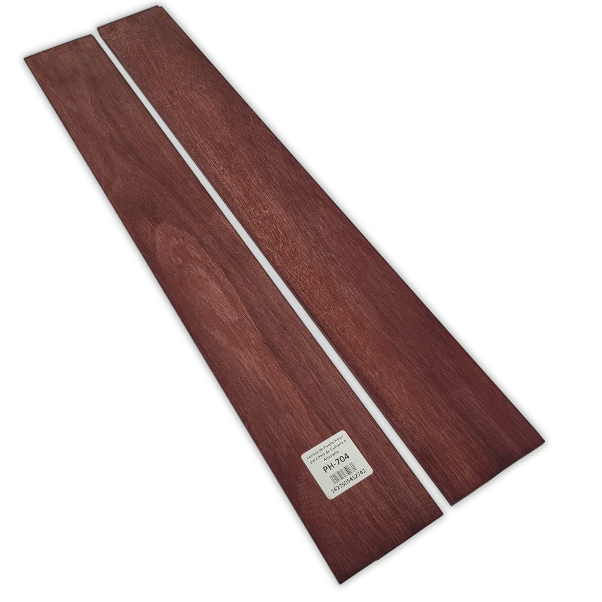 Set de 2 Laminas PH-704 de Purple Heart Economico para Pala de Guitarra y Artesania 0