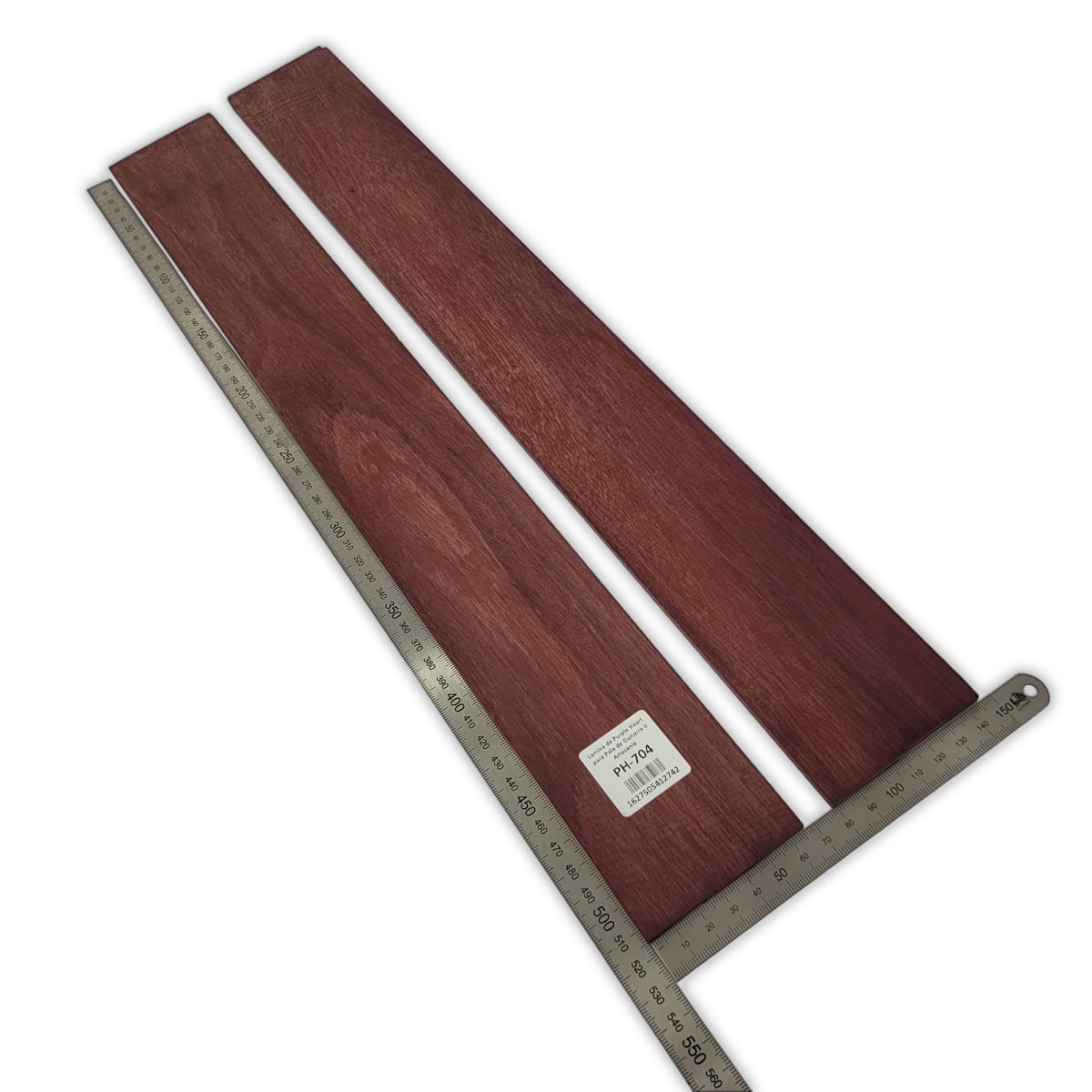 Set de 2 Laminas PH-704 de Purple Heart Economico para Pala de Guitarra y Artesania2