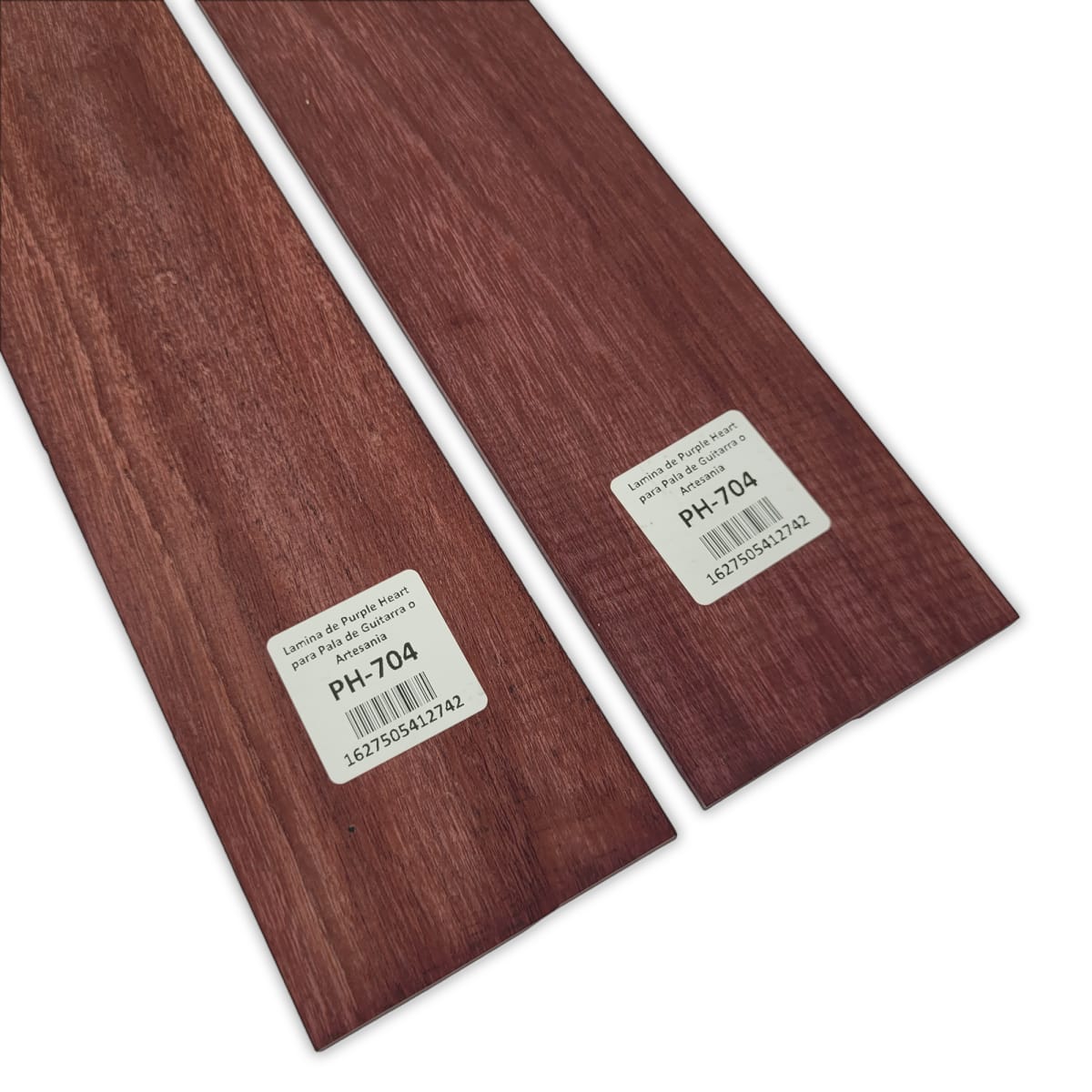 Set de 2 Laminas PH-704 de Purple Heart Economico para Pala de Guitarra y Artesania4