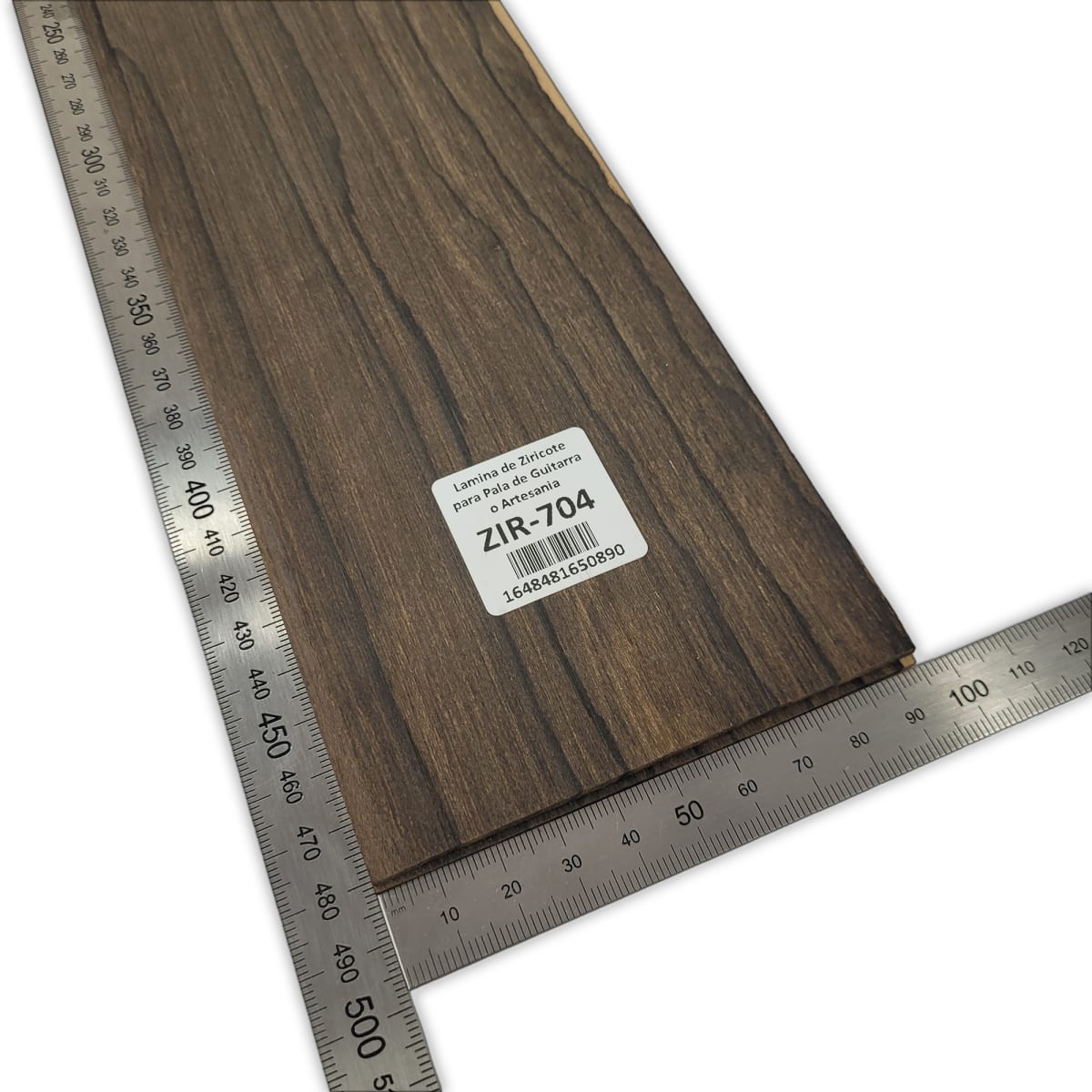 2 Laminas Unica ZIR-704 de Ziricote Mexicano para Pala de Guitarra o Artesania2