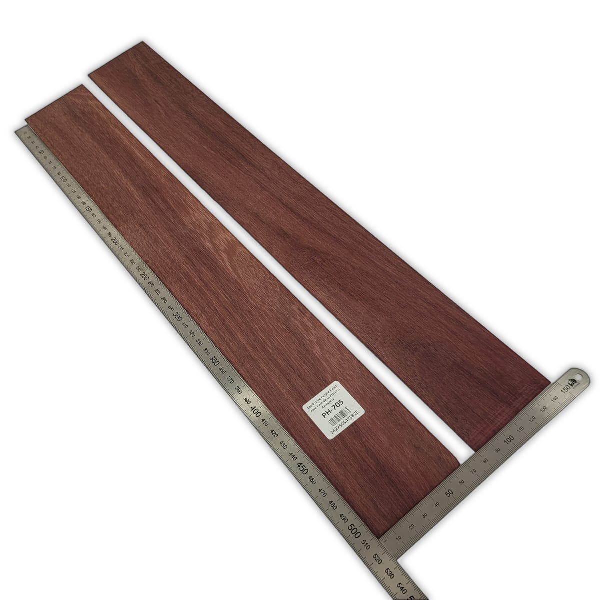 Set de 2 Laminas PH-705 de Purple Heart Economico para Pala de Guitarra y Artesania2