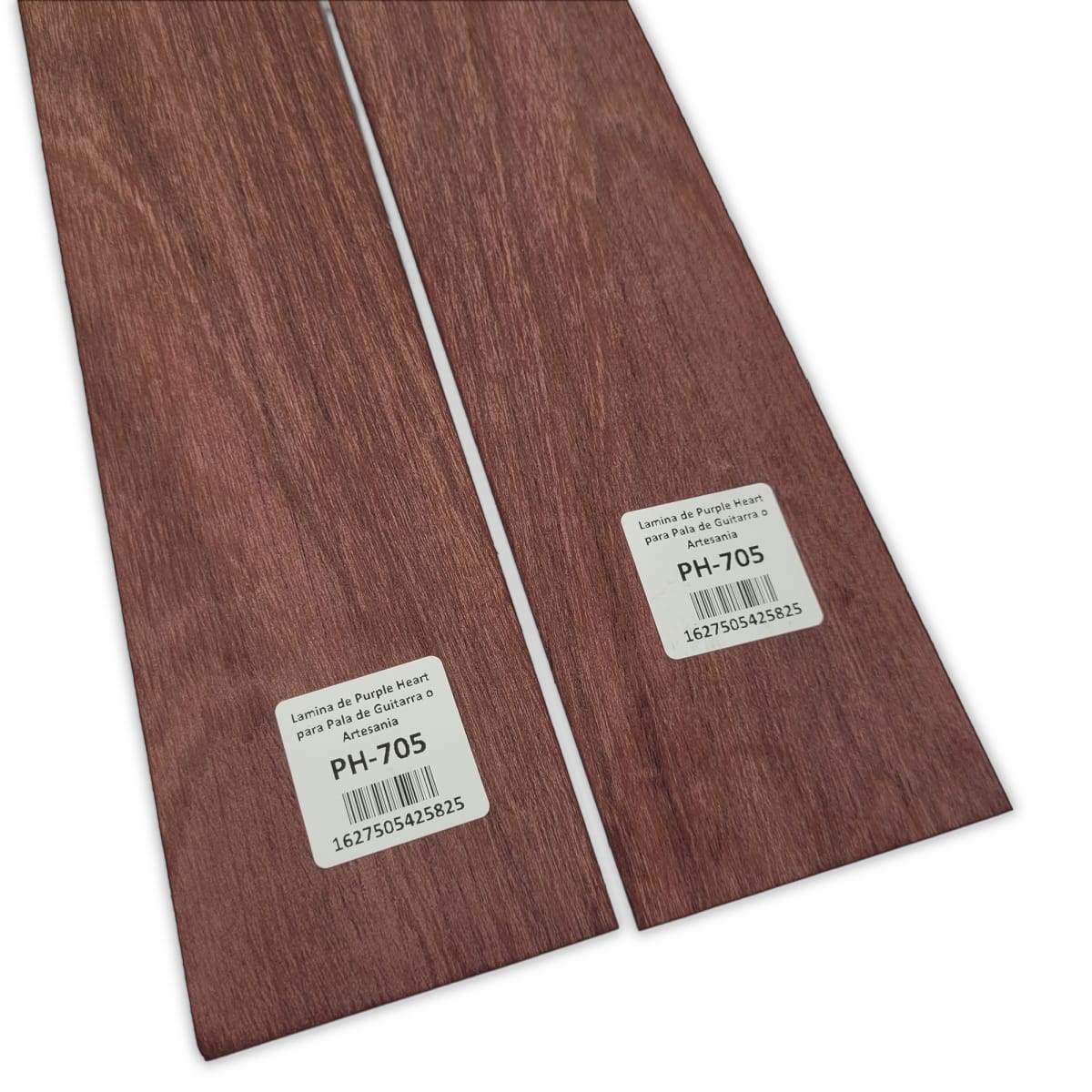Set de 2 Laminas PH-705 de Purple Heart Economico para Pala de Guitarra y Artesania5