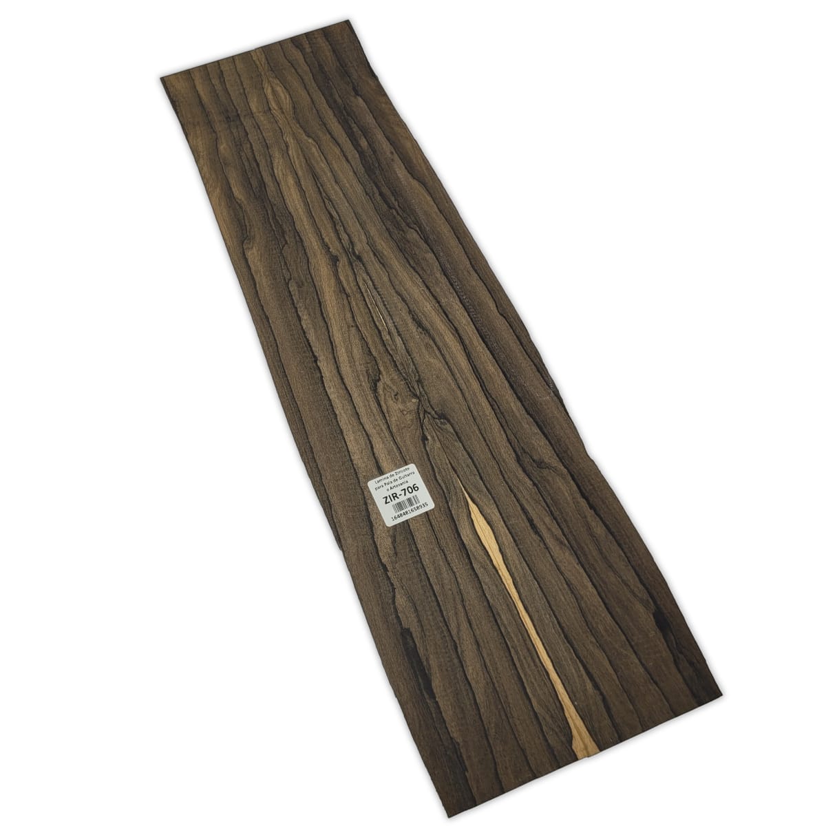 Set de 2 Laminas ZIR-706 de Ziricote Mexicano para Pala de Guitarra o Artesania 0