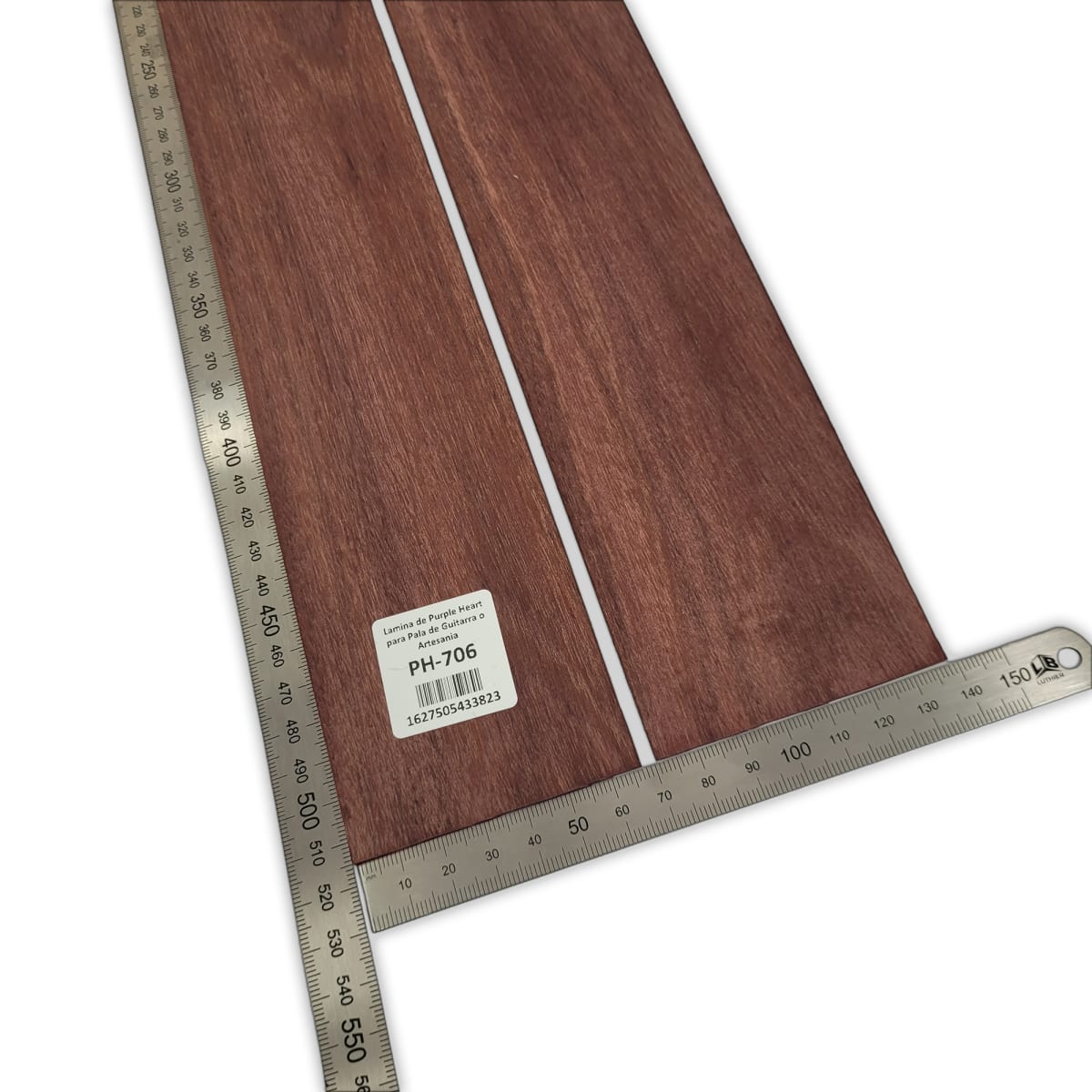 Set de 2 Laminas PH-706 de Purple Heart Economico para Pala de Guitarra y Artesania3