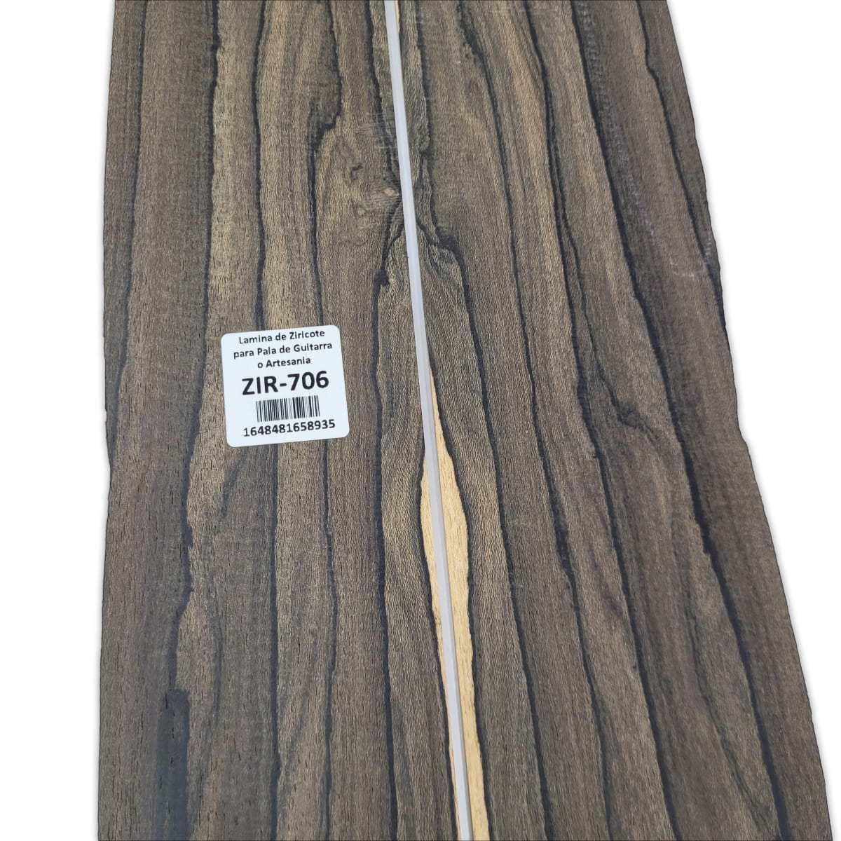 Set de 2 Laminas ZIR-706 de Ziricote Mexicano para Pala de Guitarra o Artesania5