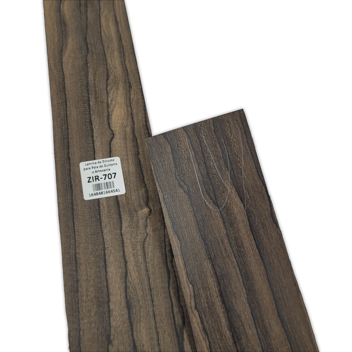 Set de 2 Laminas ZIR-707 de Ziricote Mexicano para Pala de Guitarra o Artesania3