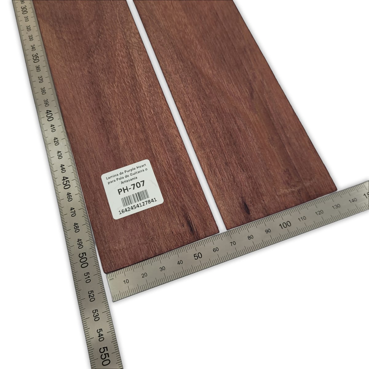 Set de 2 Laminas PH-707 de Purple Heart Economico para Pala de Guitarra y Artesania3