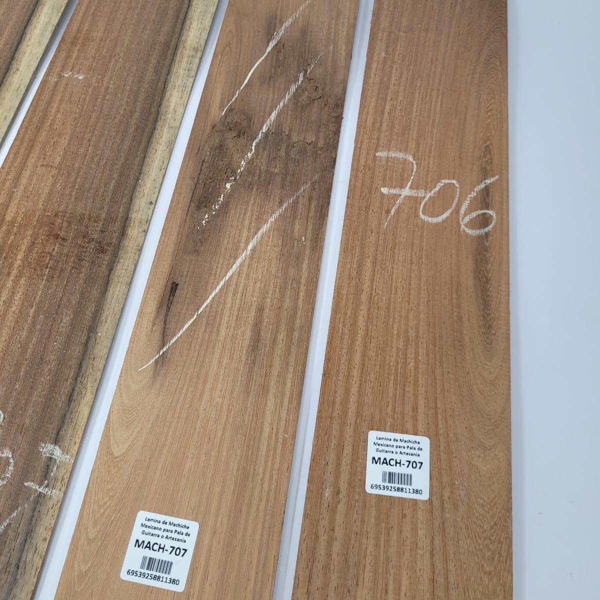 Set de 4 Laminas de Machiche Mexicano MACH-707 para Artesania - Madera con Detalles7