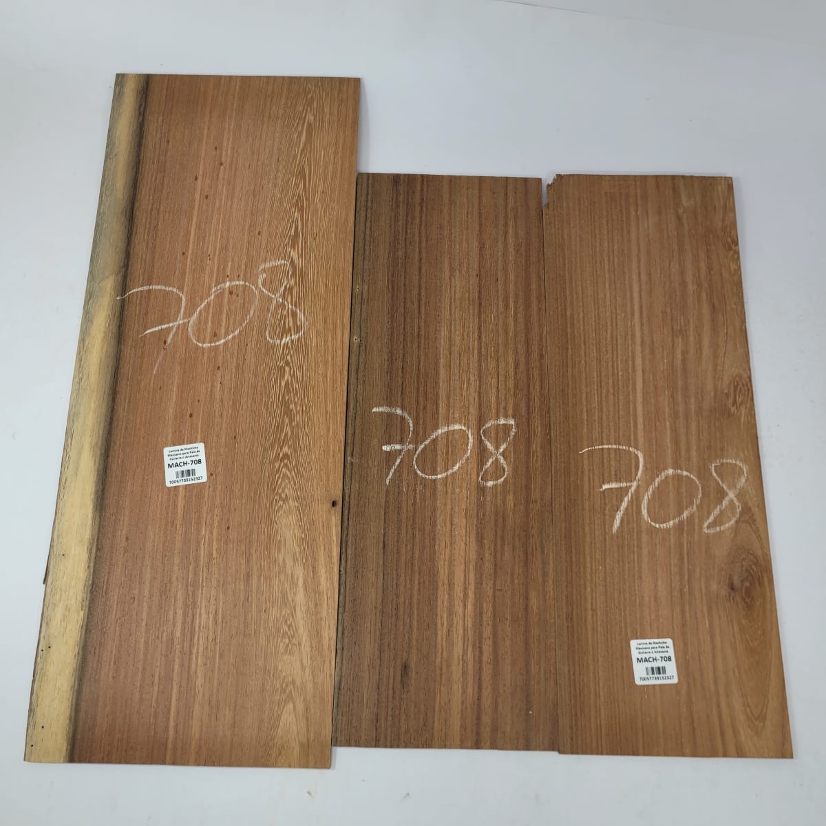 Set de 4 Laminas de Machiche Mexicano MACH-708 para Artesania - Madera con Detalles 0