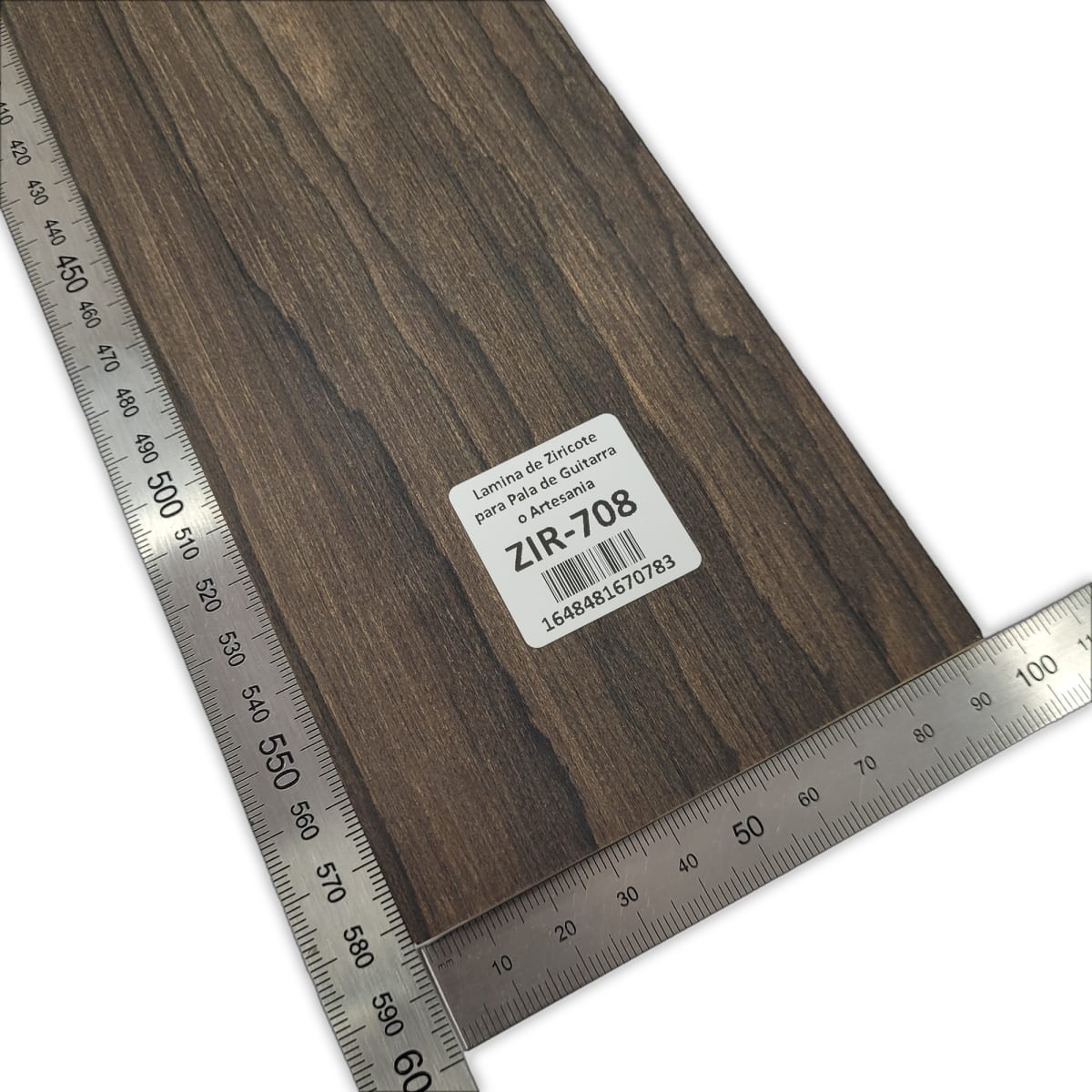 2 Laminas Unica ZIR-708 de Ziricote Mexicano para Pala de Guitarra o Artesania2
