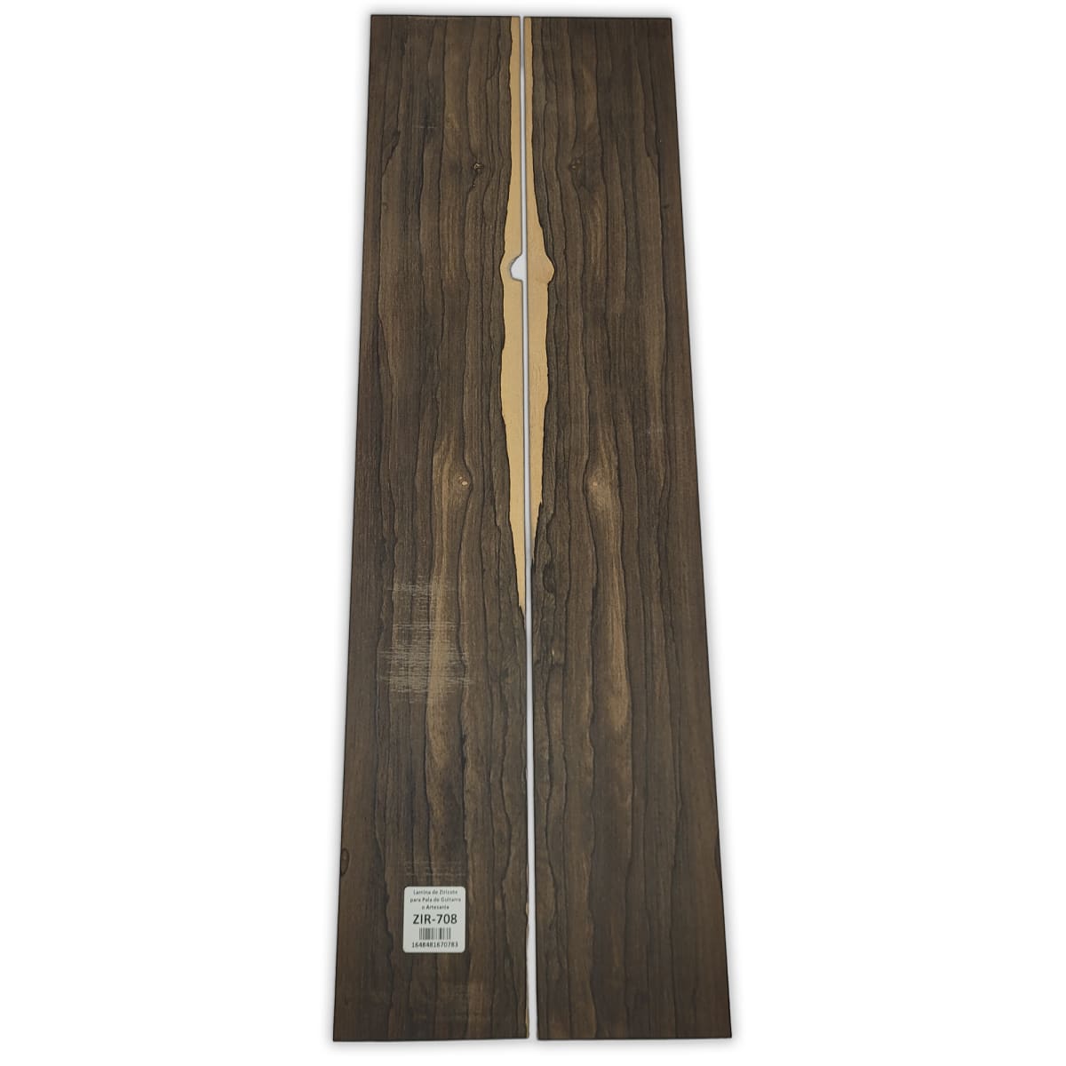 2 Laminas Unica ZIR-708 de Ziricote Mexicano para Pala de Guitarra o Artesania7