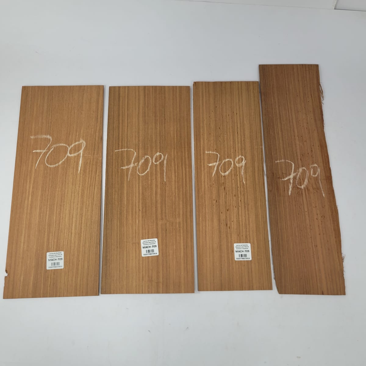 Set de 4 Laminas de Machiche Mexicano MACH-709 para Artesania - Madera con Detalles6