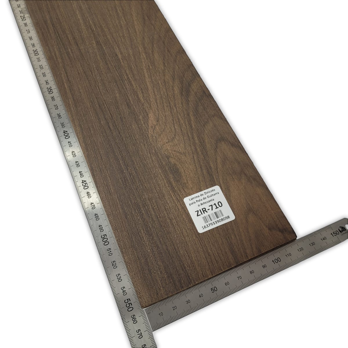 2 Laminas Unica ZIR-710 de Ziricote Mexicano para Pala de Guitarra o Artesania2