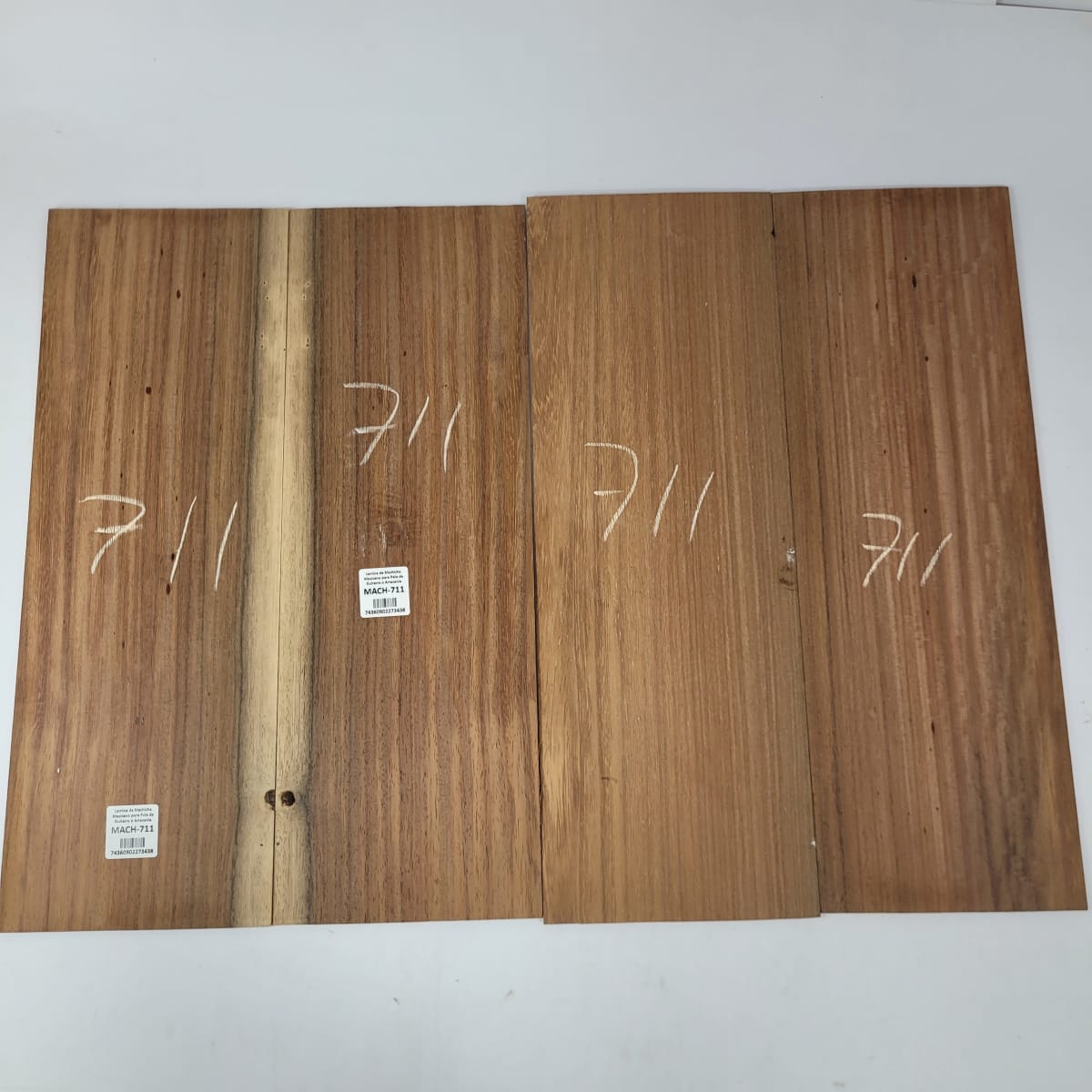 Set de 4 Laminas de Machiche Mexicano MACH-711 para Artesania - Madera con Detalles 0