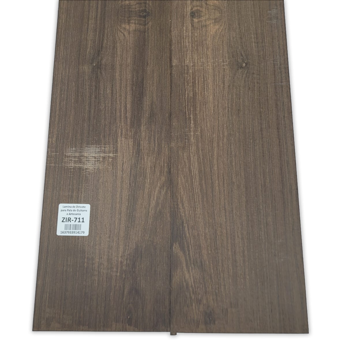 Set de 2 Laminas ZIR-711 de Ziricote Mexicano para Pala de Guitarra o Artesania8