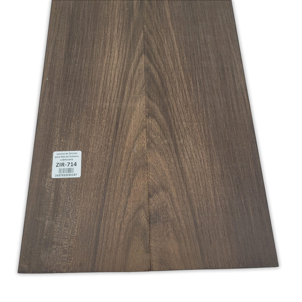 Set de 2 Laminas ZIR-714 de Ziricote Mexicano para Pala de Guitarra o Artesania6