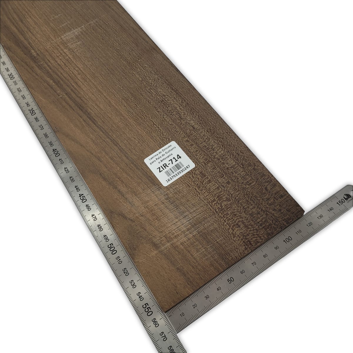 Set de 2 Laminas ZIR-714 de Ziricote Mexicano para Pala de Guitarra o Artesania3