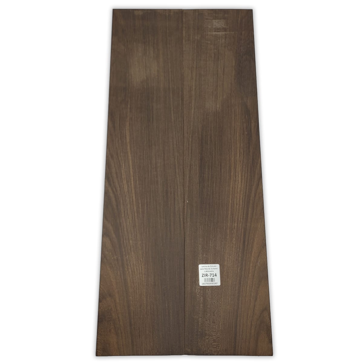 Set de 2 Laminas ZIR-714 de Ziricote Mexicano para Pala de Guitarra o Artesania 0
