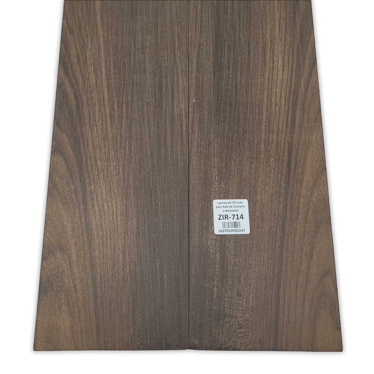 Set de 2 Laminas ZIR-714 de Ziricote Mexicano para Pala de Guitarra o Artesania7