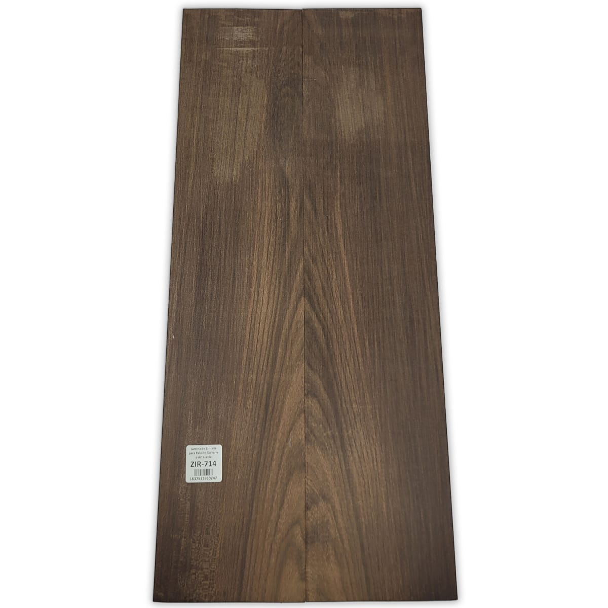 Set de 2 Laminas ZIR-714 de Ziricote Mexicano para Pala de Guitarra o Artesania8