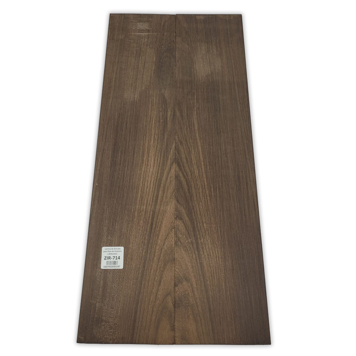 Set de 2 Laminas ZIR-714 de Ziricote Mexicano para Pala de Guitarra o Artesania9
