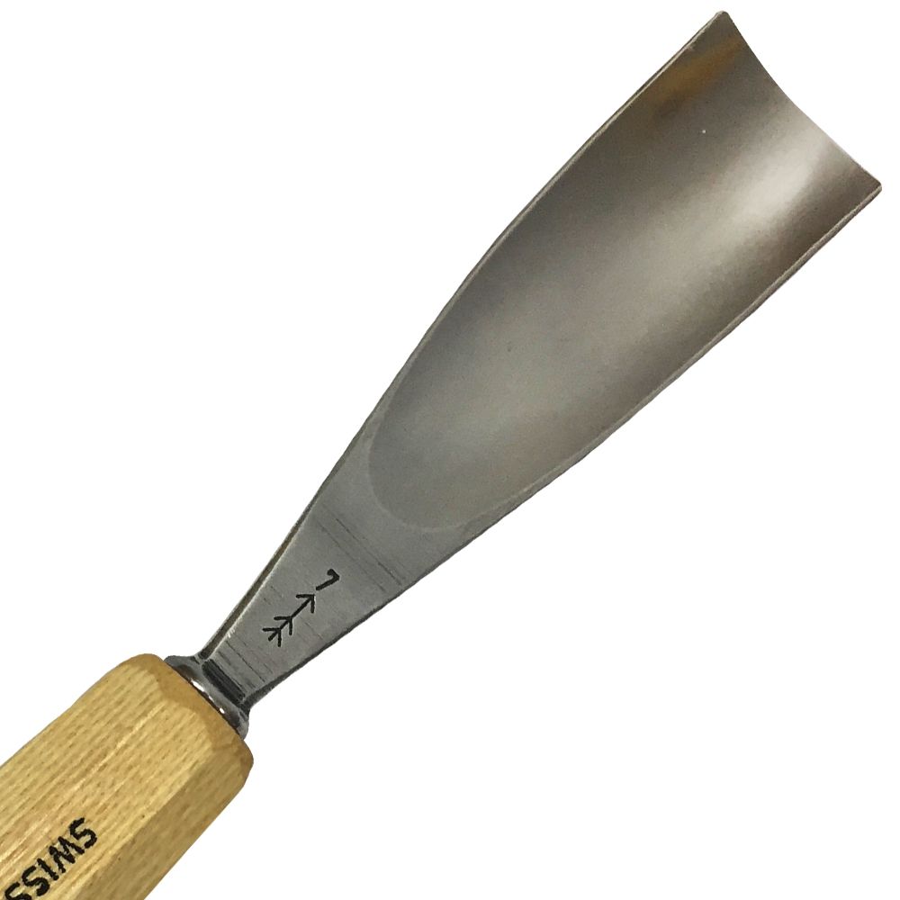 Gubia No 7L Semi Curva de 35 mm de ancho para hacer Cuchara o Cuenco2