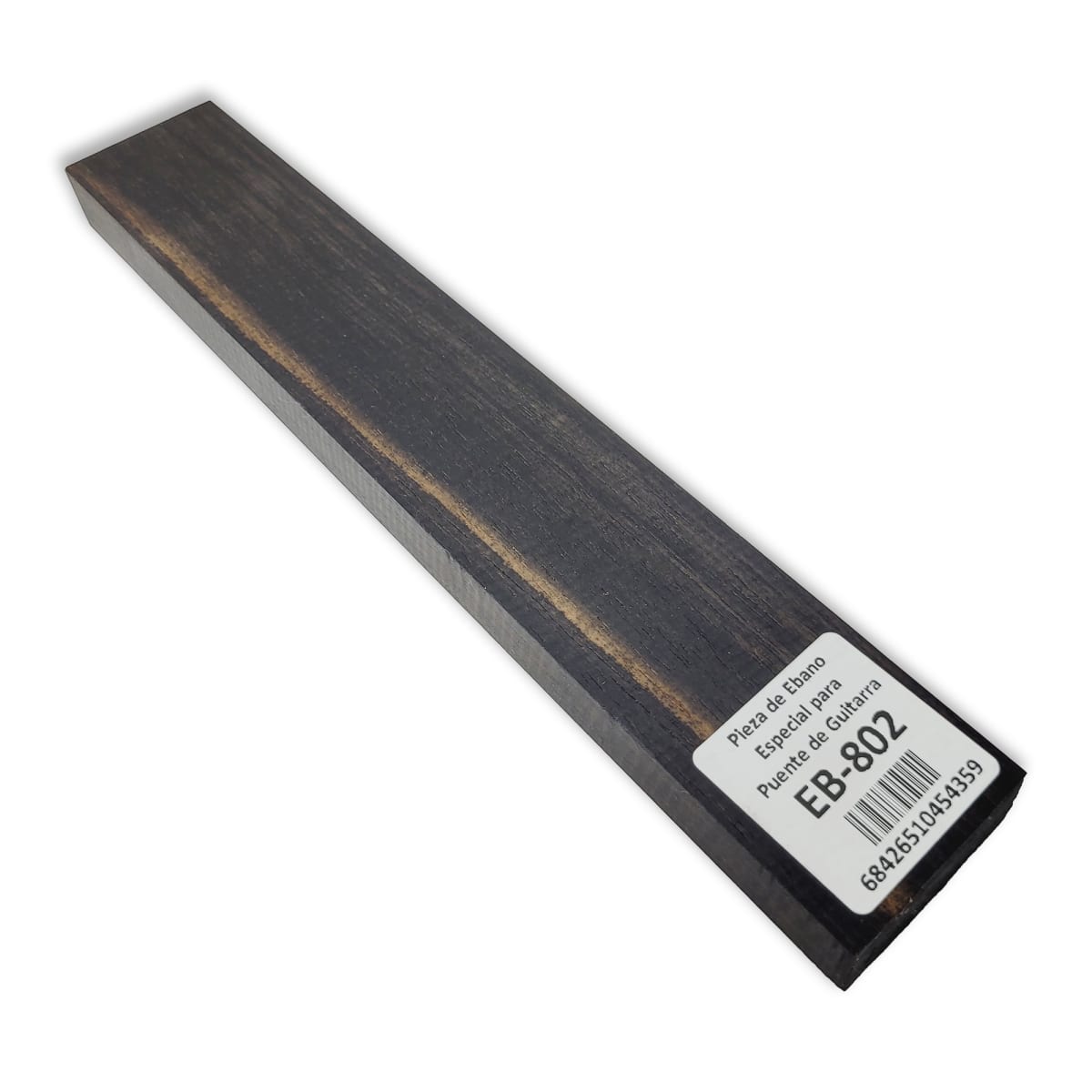Pieza EB-802 de Ebano para Puente de Guitarra 0