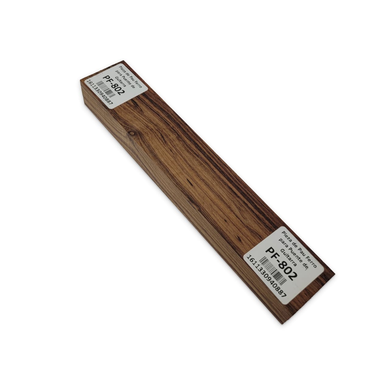 Pieza PF-802 de Pau Ferro Especial para Puente de Guitarra 0