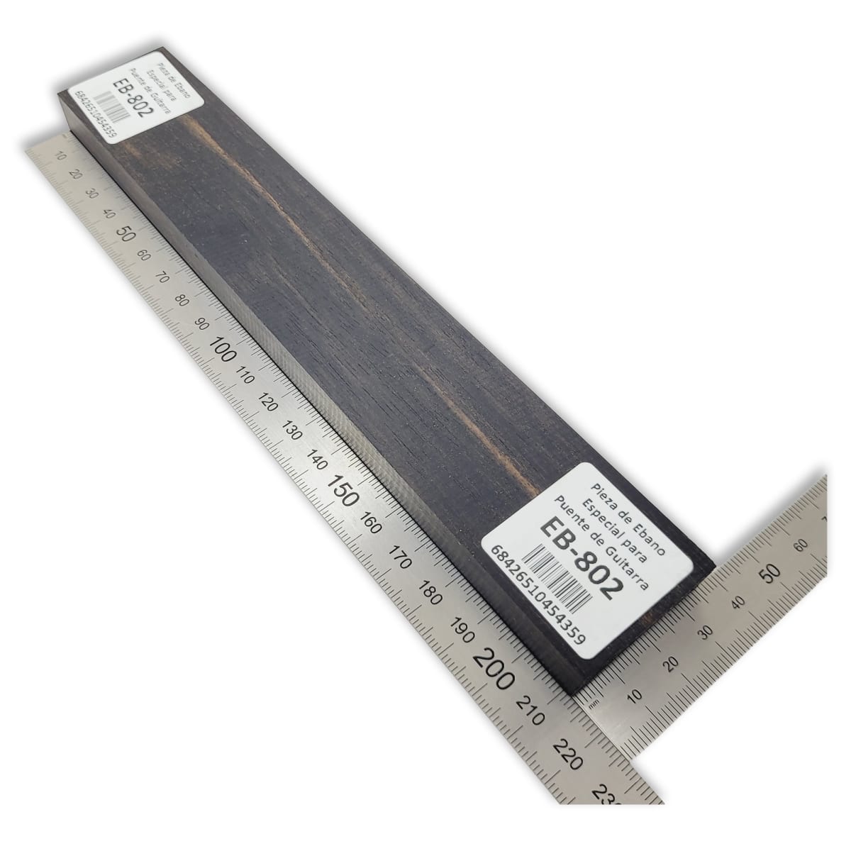 Pieza EB-802 de Ebano para Puente de Guitarra2
