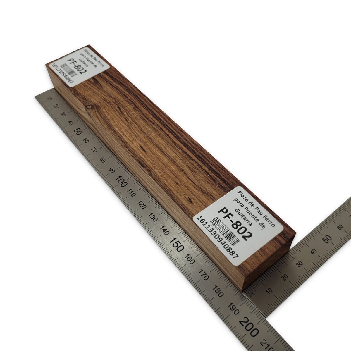 Pieza PF-802 de Pau Ferro Especial para Puente de Guitarra2
