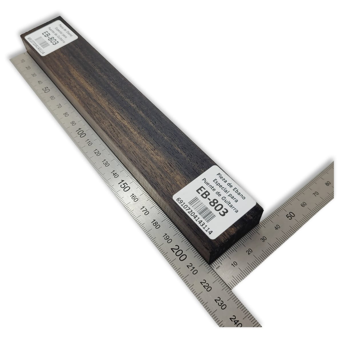 Pieza EB-803 de Ebano para Puente de Guitarra2