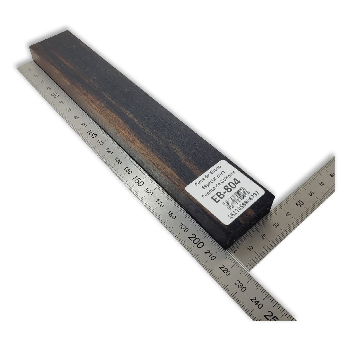 Pieza EB-804 de Ebano para Puente de Guitarra2