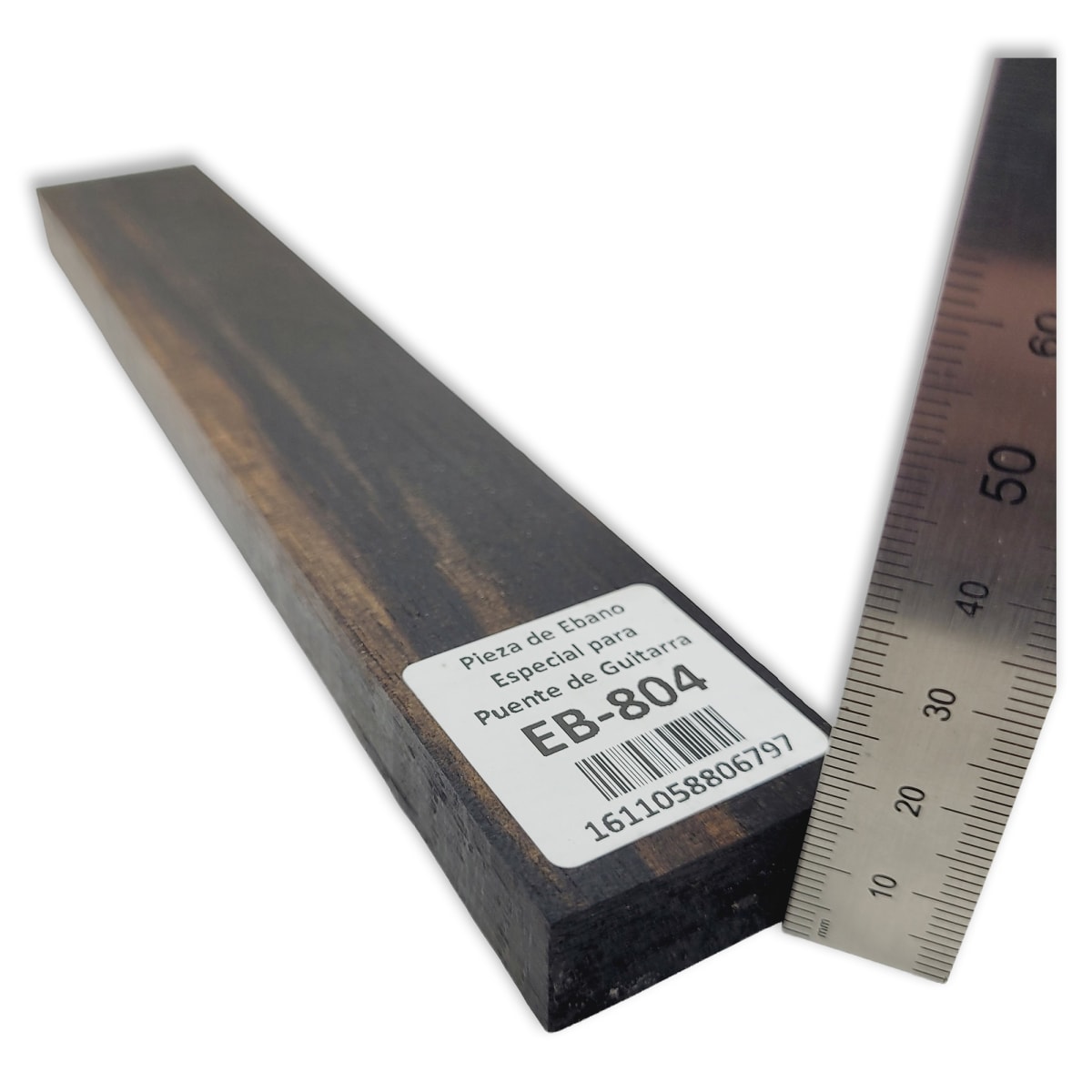 Pieza EB-804 de Ebano para Puente de Guitarra3
