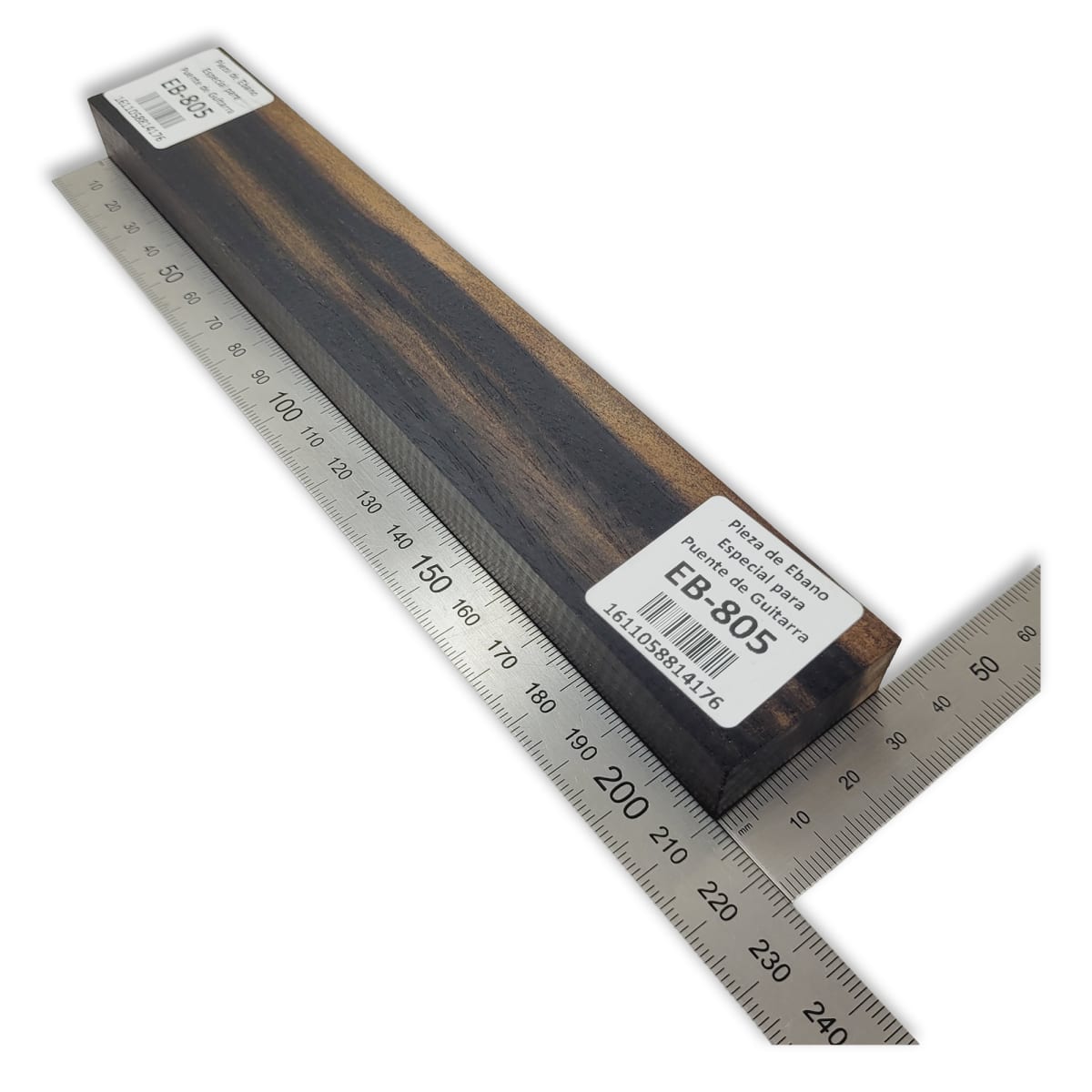 Pieza EB-805 de Ebano para Puente de Guitarra2