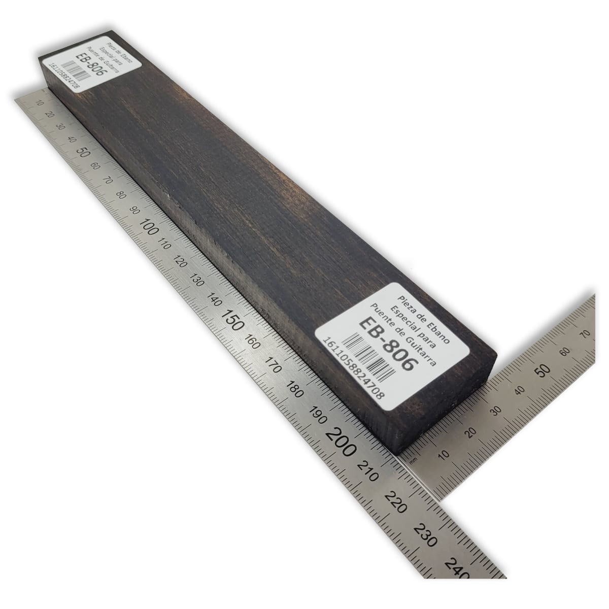 Pieza EB-806 de Ebano para Puente de Guitarra2