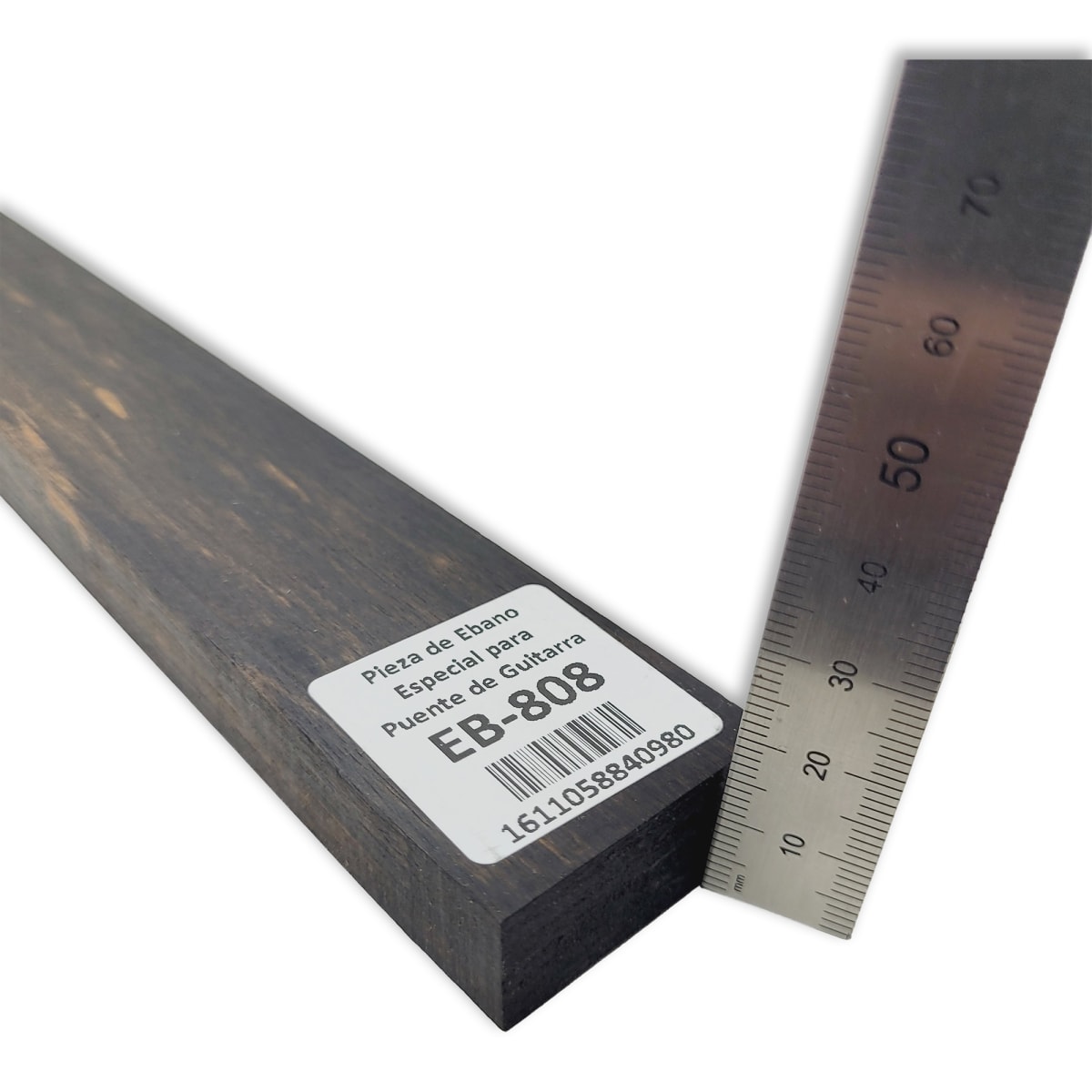 Pieza EB-808 de Ebano para Puente de Guitarra3