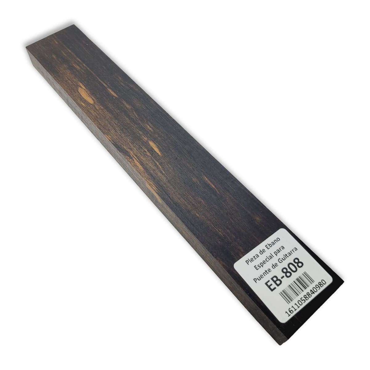 Pieza EB-808 de Ebano para Puente de Guitarra 0