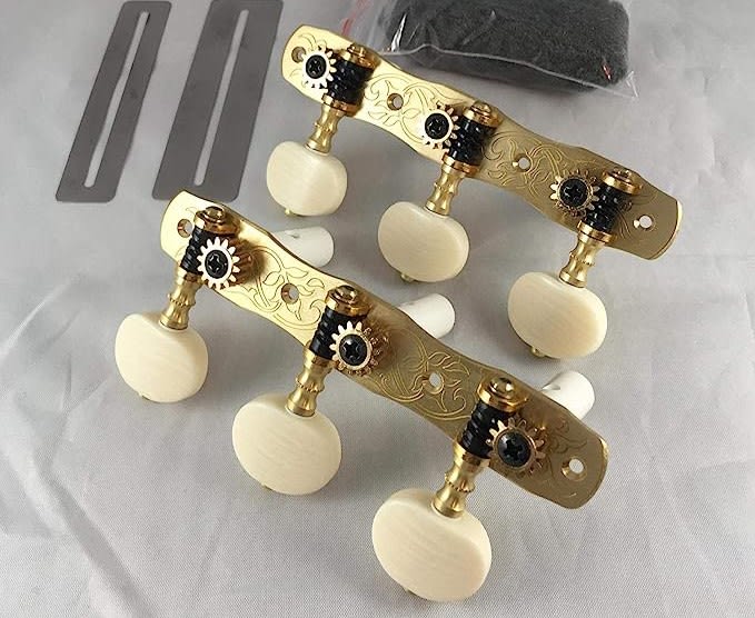 Clavijero Guitarra Clásica Gotoh 3L+3R Gold 35G1800-2M Bronce Sólido5