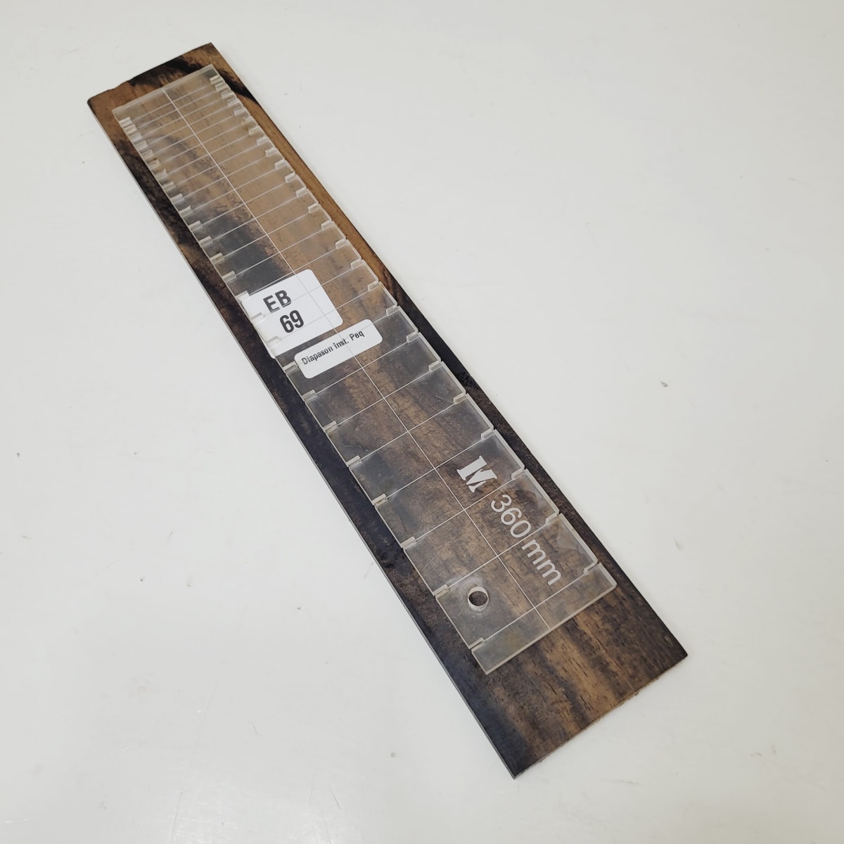 Diapasón EB-69 de Ebano Exotico para Instrumentos Pequeños4