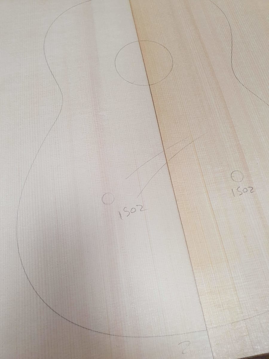 Tapa Armonica REF: 1502 de Abeto Engelmann Economico para Guitarra3