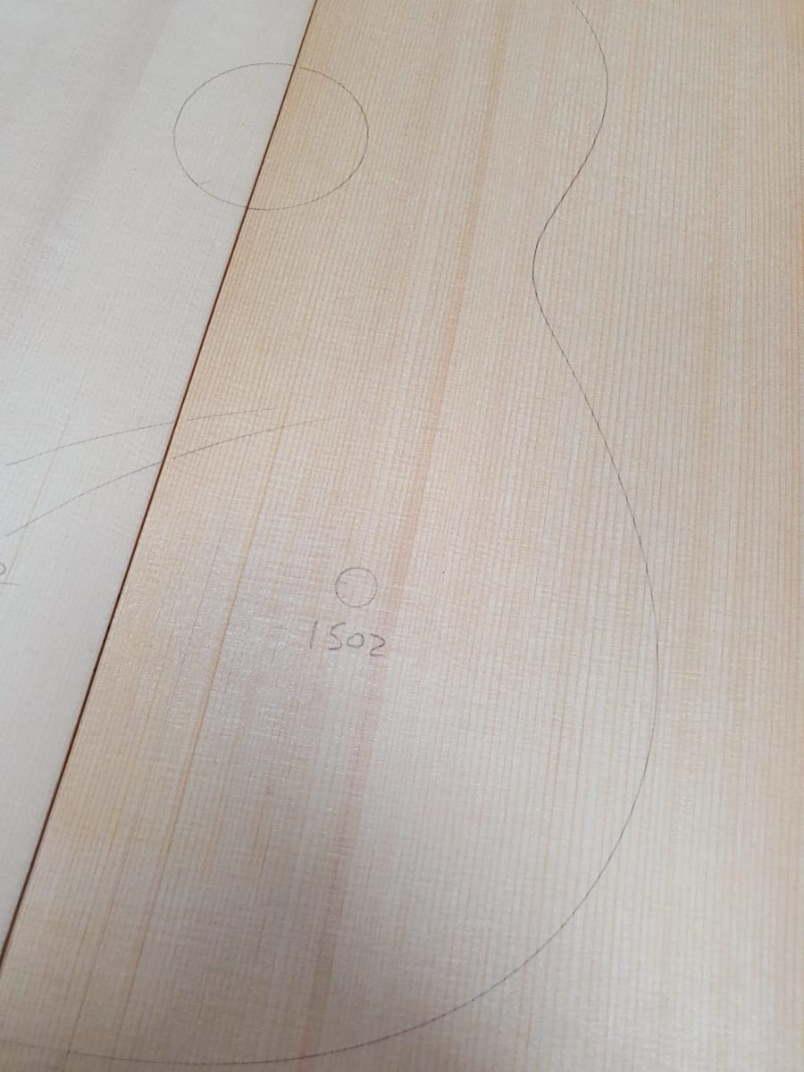 Tapa Armonica REF: 1502 de Abeto Engelmann Economico para Guitarra4